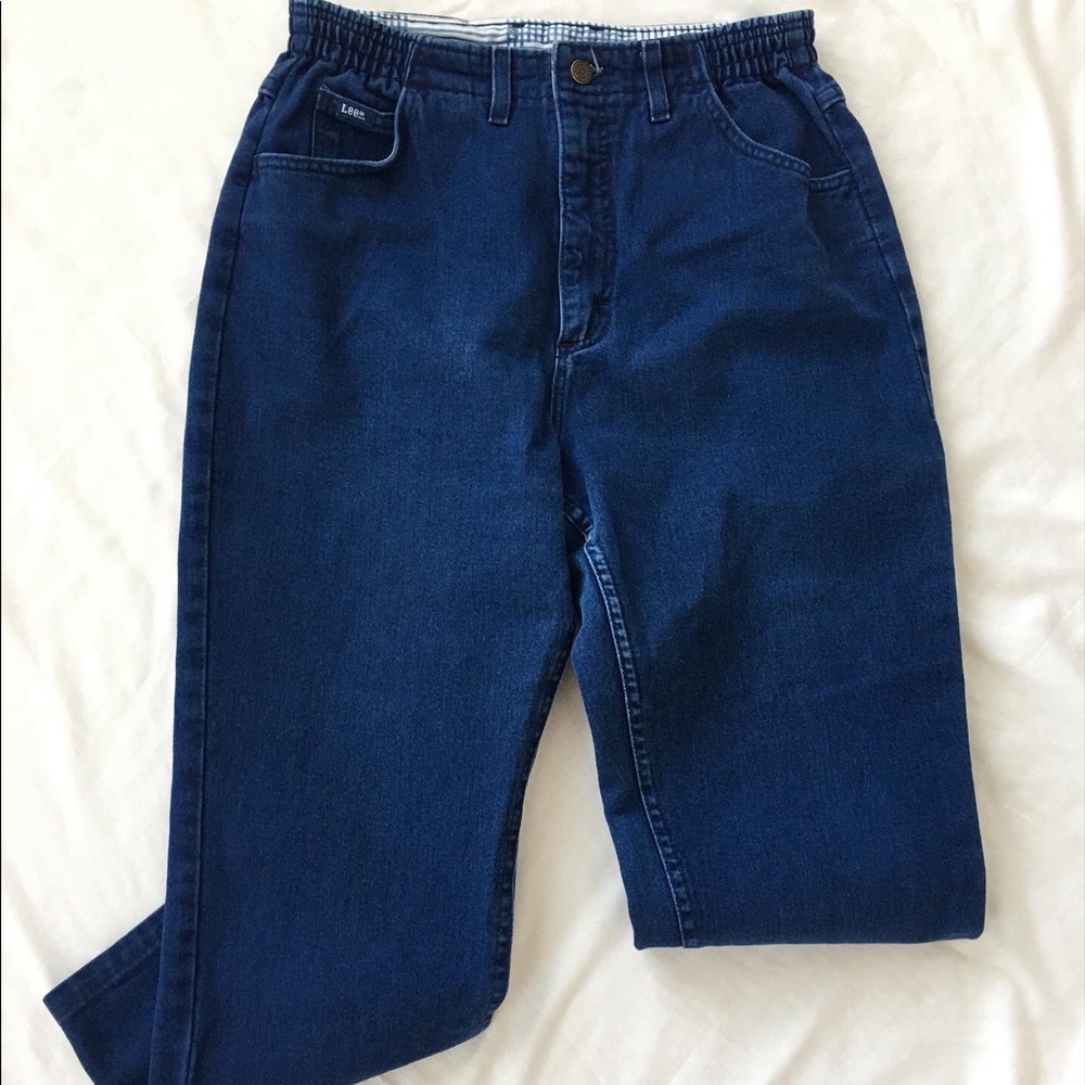 High waisted lee jeans